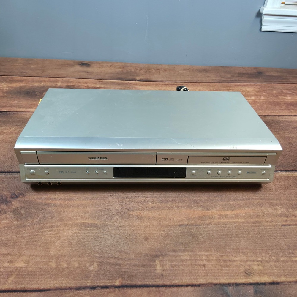 Toshiba DVD VCR Combo SD-K531SU2 Silver Good VHS Hi-Fi Progressive Scan Deck